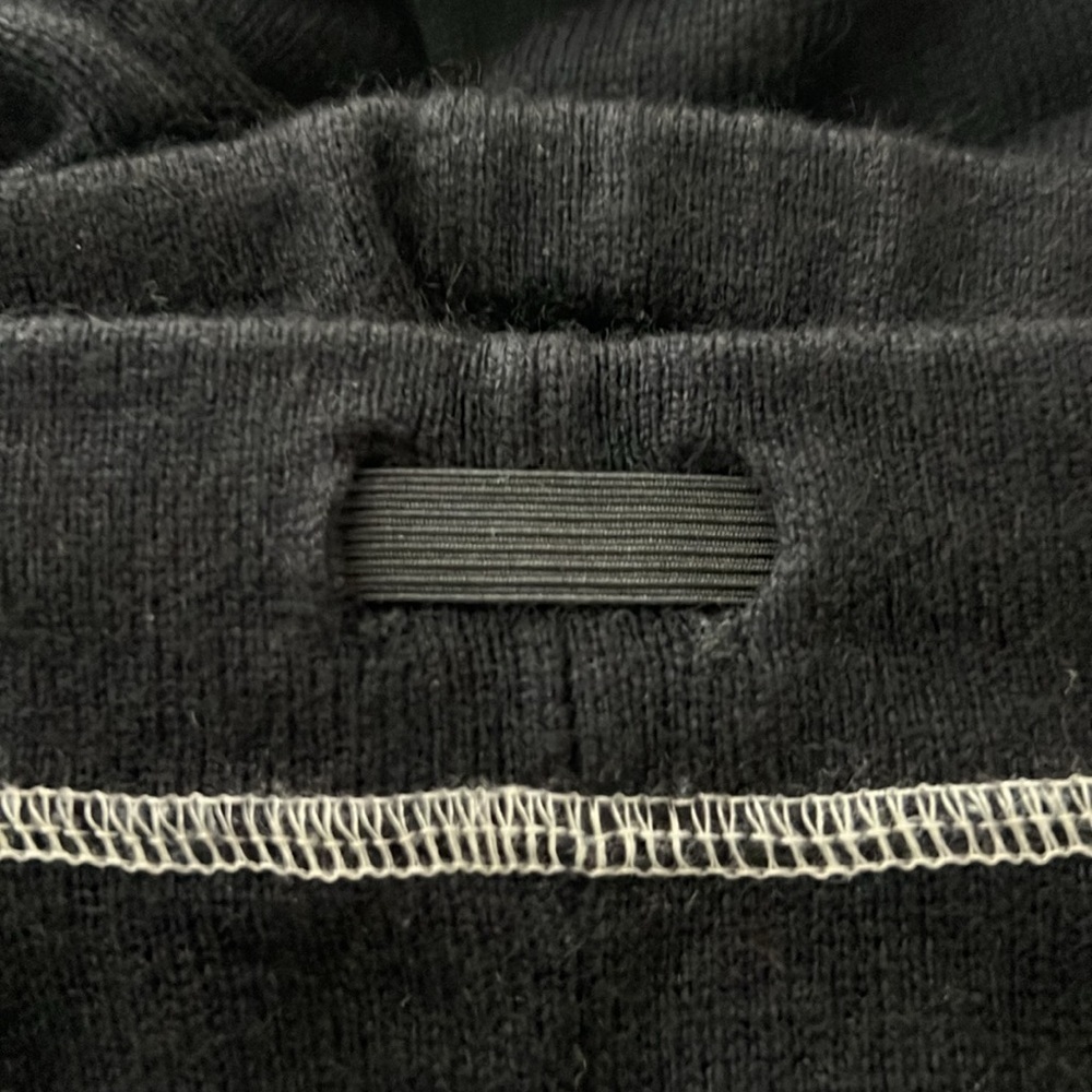Shanghai tang black knot pants silk and cashmere size XL - Picture 5 of 7